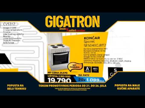 Gigatron prodavnica bele tehnike i malih kućnih aparata u Beogradu