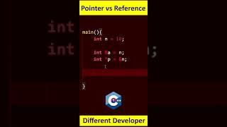 Pointer variable Vs Reference variable