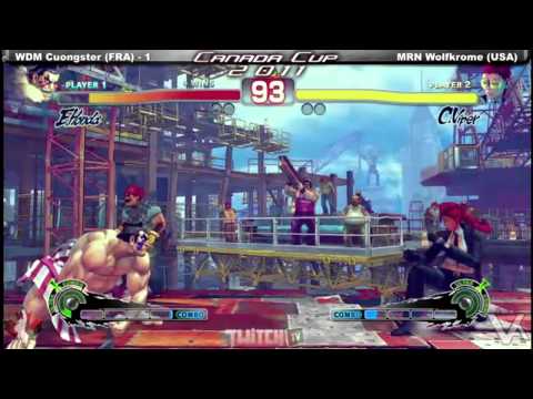 Canada Cup Gaming 2011 SSF4AE WDM Cuongster EU vs MRN Wolfkrone USA