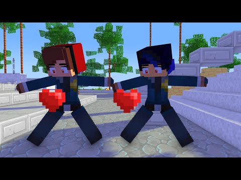 firstmeet meme dance jj gf prison ,jj police, ,ein gf prison & ein police couple-minecraft animation