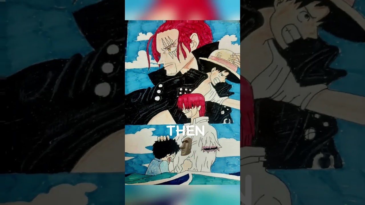 my drawing now🤢 vs then☠#anime #animeeart #animeart #art #animeaddicts #animestyle #onepiece