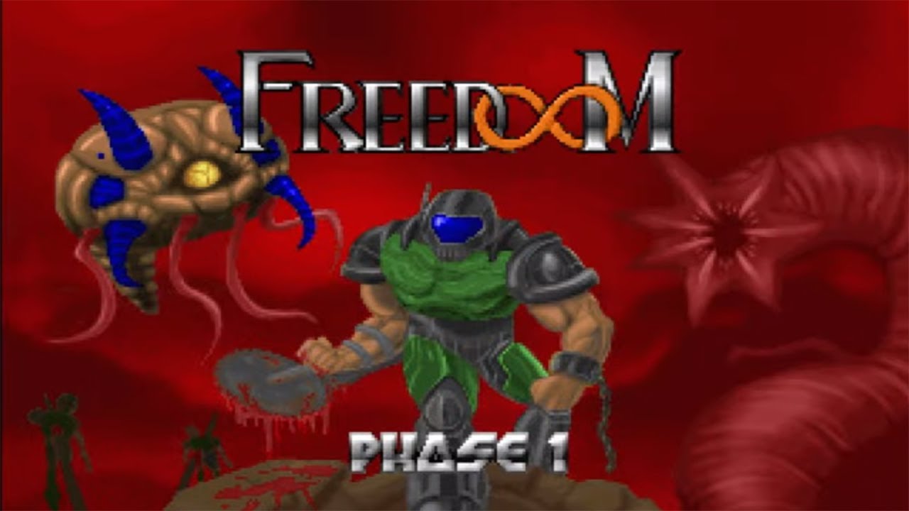 Super easy Setup for free game Freedoom 1 and Phase 2  on GZDoom