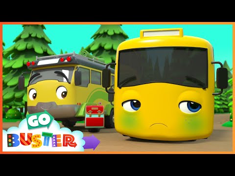 Buster Is Sick and Misses the Party! 🤒🚌 | Go Buster - Bus Cartoons & Kids Stories