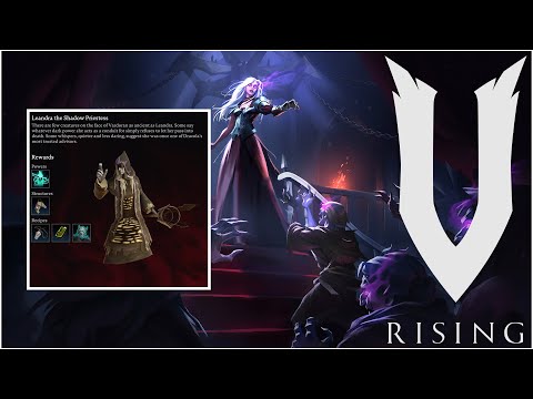 V Rising - Leandra the Shadow Priestess Boss fight & Location (Unlocks Jewel Crafting Table)
