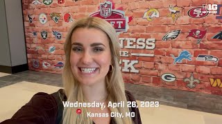 Emily Ehman's Kansas City NFL Draft Vlog | Big Ten Football