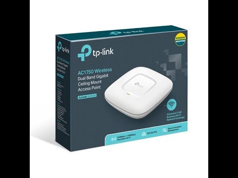 TPLINK EAP 245 AC1750 Wireless Gigabit Poe+ Access Point Kutu Açılım