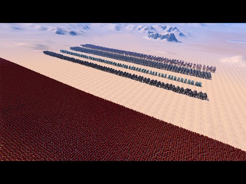 4 LINES OF GIANTS PROTECT PUTIN FROM 20 THOUSAND SPARTANS