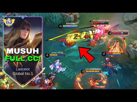 GLOBAL LANCELOT PERFECT GAMEPLAY! BEGINI CARA LAWAN MUSUH FULL CC - Mobile Legends 