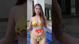 sexy pinay yellow bikini #sexy #dance #girl #girls #cute