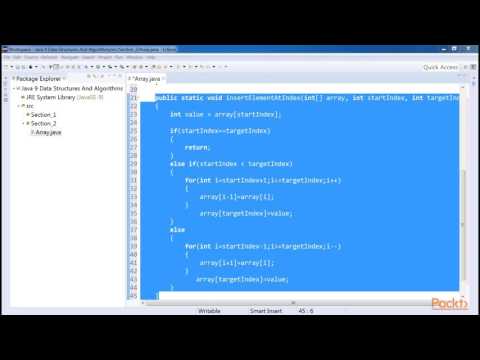 Basic Data Structures and Algorithms in Java 9 Arrays | packtpub com