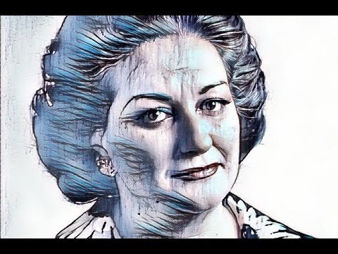 Montserrat Caballé as Giovanna in Verdi's Giovanna d'Arco - Act 1: O Faticida Foresta