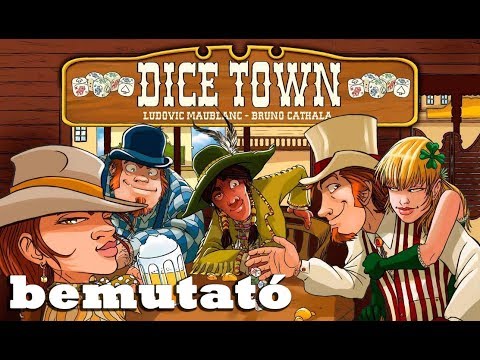 Dice Town - társasjáték bemutató - Jatszma.ro