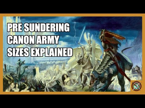 Elven Armies of the Pre Sundering - Warhammer Lore DOCUMENTARY