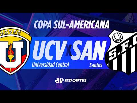 Universidad Central x Santos – AO VIVO – 21/07/2026 – Copa Sul-Americana