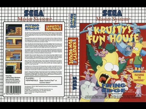 Krusty's Fun House Master System