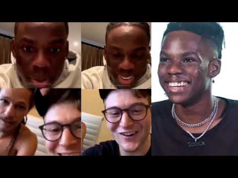 Rema surprised when 2 White men speak pigin English