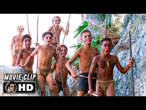 Piggy's Final Scene | LORD OF THE FLIES (1990) Movie CLIP HD