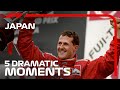 Top 5 Dramatic Moments | Japanese Grand Prix