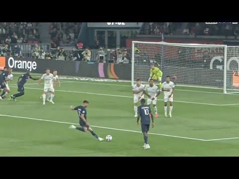 ACHRAF HAKIMI OPENS THE SCORING WITH A FREE-KICK GOLAZO!!! Psg 1-0 Marseille