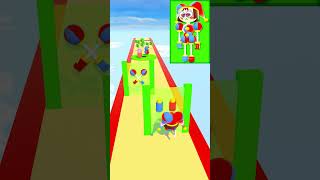 BUILD A QUEEN RUN CHALLENGE with Pomni - The Amazing Digital Circus Animation