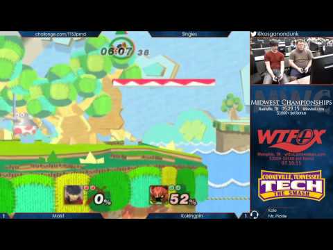 TTS3 - KOKingpin (Metaknight, Dedede, Ganon) vs Moist (Ike) - Project M singles losers quarters