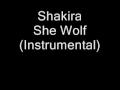 Shakira - She Wolf (Instrumental/Lyrics) 