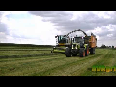 Vergauwe K&P: Gras hakselen 2012 Claas Jaguar 960 ensilage d'herbe