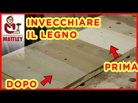 🔥COME INVECCHIARE IL LEGNO🔥Metodo fai da te (Collaborazione con il Pancalaio Matto)