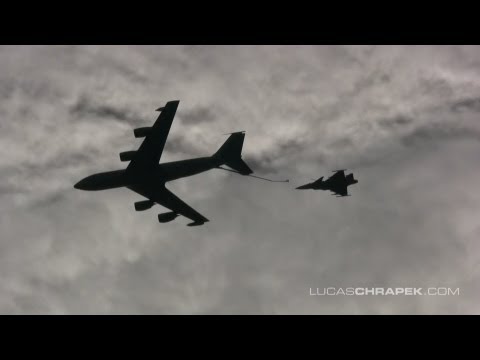 Refueling Gripen by C-135FR - 2012 Dny Nato Ostrava - Nedele (Sunday)