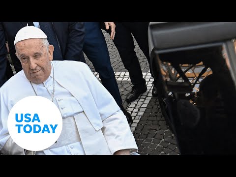 Pope Francis leaves hospital nine days after abdominal surgery USA TODAY