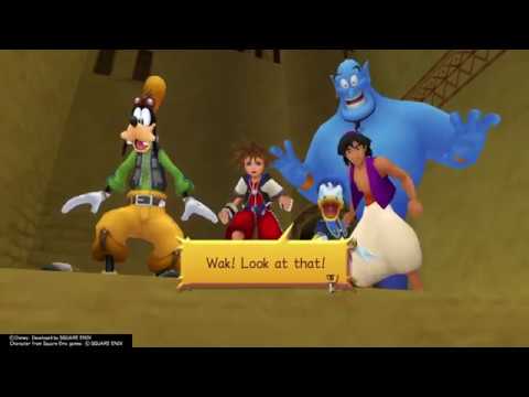 Kingdom Hearts Re:Chain of Memories (PS4) Story Cutscene #24 Saving Jasmine