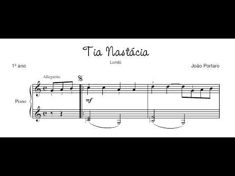 João Portaro - Tia Nastácia (No.5 da Série Monteiro Lobato) (Carlos Eduardo Z. Albertini, piano)