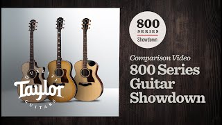Video thumbnail for Taylor 800 Series Showdown: 814ce vs. Builder's Edition 816ce vs. 818e by Taylor Guitars