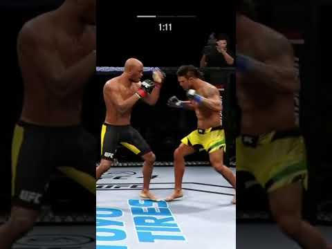 NO UFC 4, BELFORT NÃO PERDOA E DERRUBA ANDERSON SILVA TRÊS VEZES! #Shorts