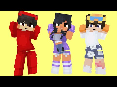 SUPER IDOL YAY ARIGATO ME TOO FIRST MEET APHMAU NICO AND CASH - MINECRAFT ANIMATION #shorts