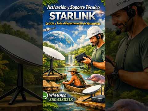 ​¡Internet Starlink en Puerto Leticia y todo el Amazonas! 🛰️ Selva Conectada - Activación y Soporte