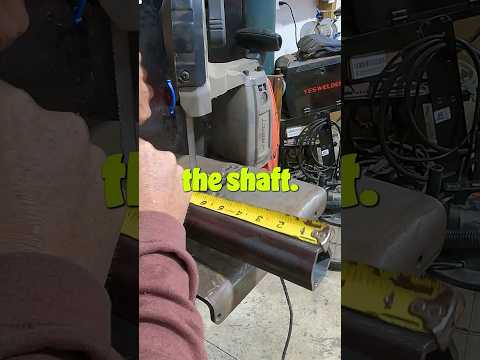 Cutting a PTO Shaft