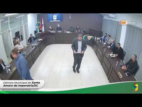 08ª Sessão ordinária da Câmara Municipal de Santo Amaro da Imperatriz - SC
