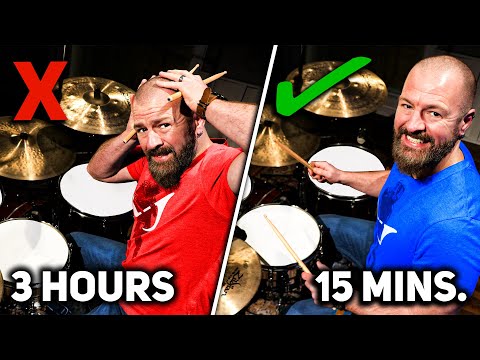DOMINATE Your Drum Practice in 15 Minutes By Doing This