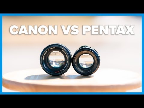 Vintage lense comparison. Canon 50mm f1.4 SSC vs SMC Takumar 55mm f1.8