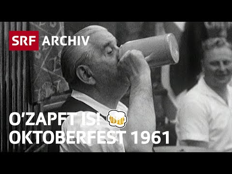 Oktoberfest in Munich (1961) | Wiesn fun in the 1960s | SRF Archive
