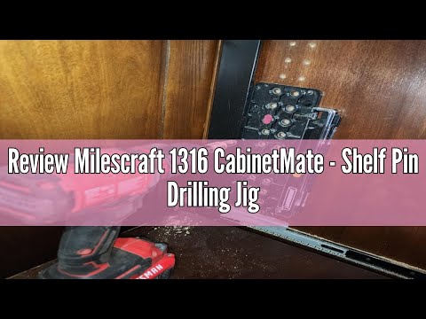 Review Milescraft 1316 CabinetMate - Shelf Pin Drilling Jig