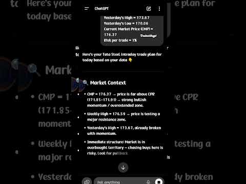 ₹3500 profit using Chatgpt #trading #tamil earn money