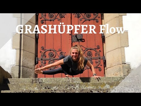 YOGA FLOW ZU GRASHÜPFER POSE | komplette Yoga Stunde mit Peak Pose in Baby-Grashüpfer