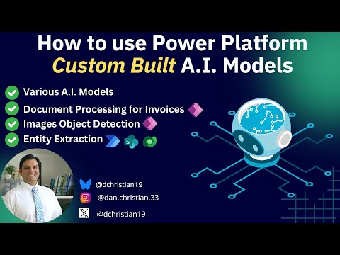 How to use Power Platform Custom Built A.I. Models