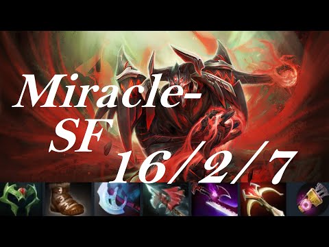Miracle- mid Shadow Fiend, iLTW Ember Spirit vs qojqva Tiny - dominating - dota2