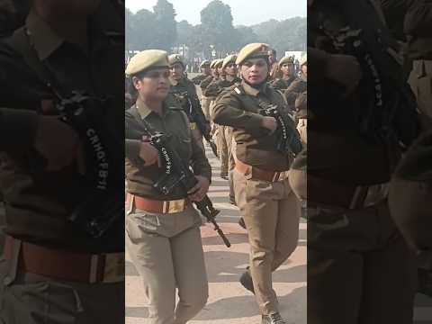 up women's home guard। republic day parade। Lucknow police line। #uppolice #shorts #viral #उपपुलिस