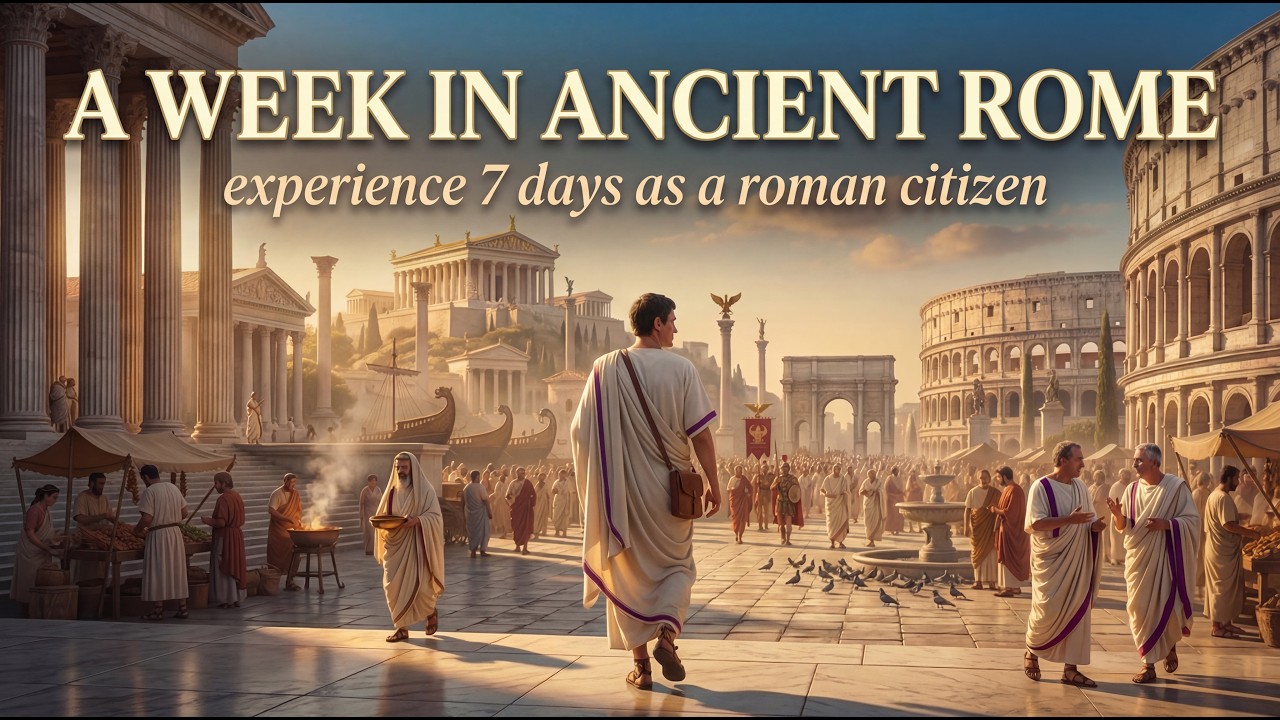 What Was Life Really Like in Ancient Rome? | Experience 7 Days as a Roman Citizen In 117 AD
