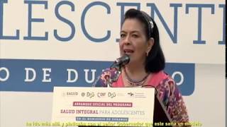 AFIRMA DIRECTORA DEL DIF NACIONAL, QUE EL PROGRAMA SALUD INTEGRAL PODRÍA SER UN MODELO DE PREVENCIÓN