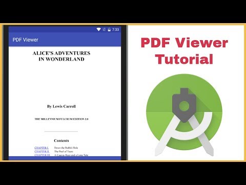 Android Studio - How To Open PDF File | PDF Viewer (2018)